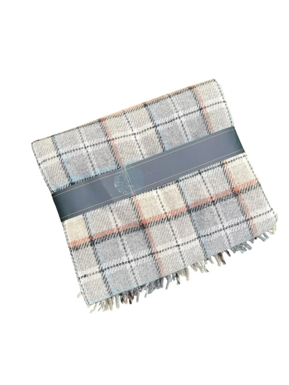 NWT - Pendleton Eco Wise Wool Throw with Fringe - Pearl
